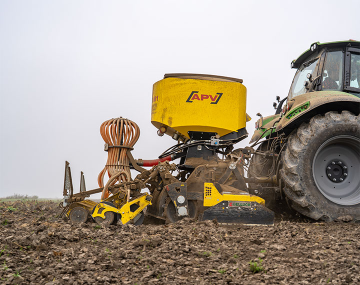 APV World Pflanzenschutz Produkte - Pneumatisches Sägerät für Düngerausbringung