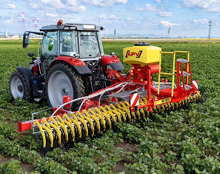 APV Präzisionsrollhacke für mechanische Unkrautbekämpfung und Krusten brechen