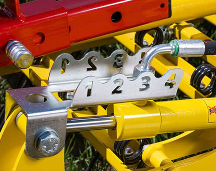 Hydraulische Zinkenverstellung