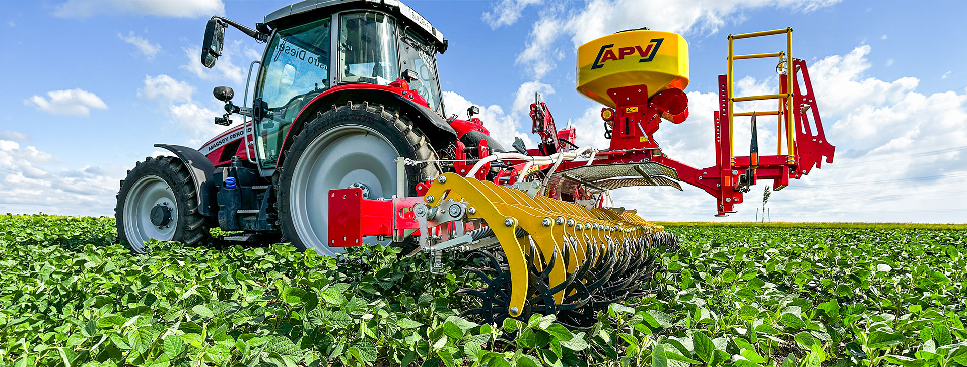 APV Produkte Praezisionsrollhacke zur mechanischen Unkrautbekämpfung und Krusten brechen