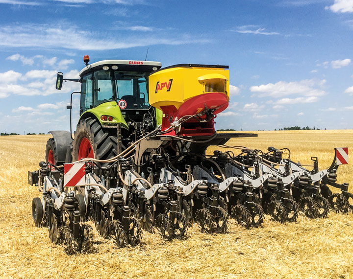 06-apv-pflanzenschutz-pneumatisches-saegeraet-fuer-duenger-ps800d APV Pflanzenschutz Sägeräte: Pneumatische Sägeräte und Streuer für Dünger und Mikrogranulate mit 800 Liter Fassungsvolumen